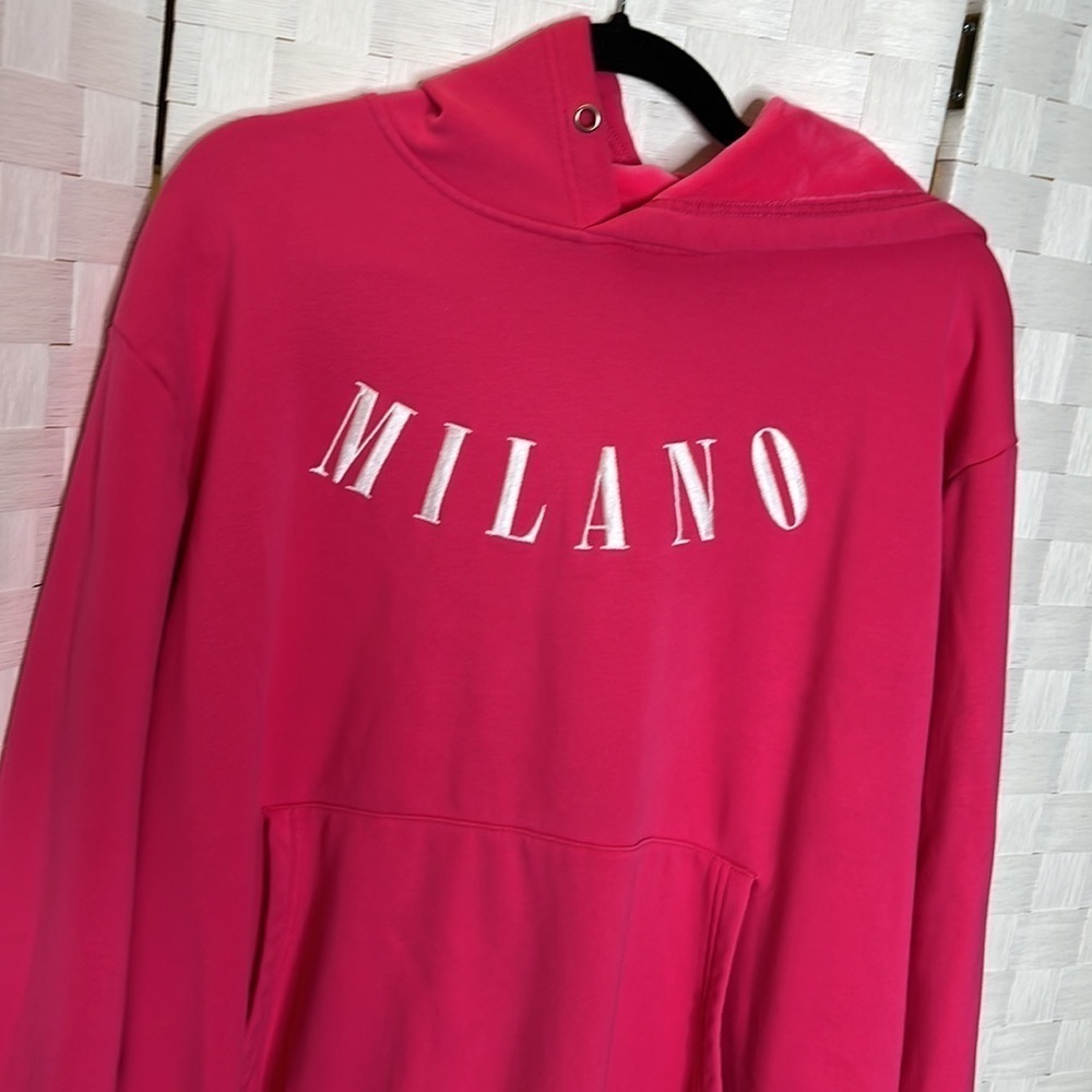 HOT Pink Milano Hoodie SZ 2XL Unisex - Picture 2 of 6